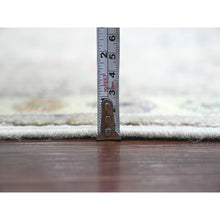 Load image into Gallery viewer, 8&#39;6&quot;x11&#39;2&quot; Khaki Brown, 100% Wool, Afghan Angora Oushak With All Over Pattern, Hand Knotted, Vegetable Dyes, Oriental Rug FWR125052