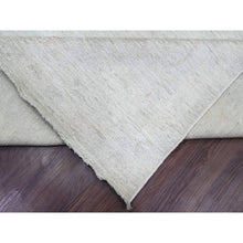 Load image into Gallery viewer, 10&#39;x13&#39;8&quot; Medium Gray, Afghan Angora Oushak with All Over Leaf Design, Hand Knotted, Natural Dyes, 100% Wool, Oriental Rug FWR125058