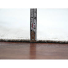 Load image into Gallery viewer, 10&#39;x13&#39;8&quot; Medium Gray, Afghan Angora Oushak with All Over Leaf Design, Hand Knotted, Natural Dyes, 100% Wool, Oriental Rug FWR125058