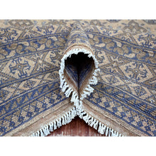 Load image into Gallery viewer, 8&#39;6&quot;x11&#39;4&quot; Boulder Ivory, Vintage Turkoman With Repetitive Bokara Design, Hand Knotted, 100% Wool, Oriental Rug FWR125070