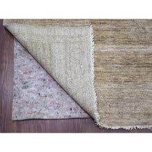 Load image into Gallery viewer, 8&#39;2&quot;x9&#39;7&quot; Khaki Brown, Peshawar With Turkish Kars Inspired Design, Geometric Pattern, High Mountain Wool, Hand Knotted, Oriental Rug FWR125082