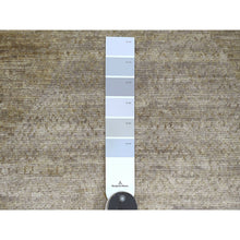 Load image into Gallery viewer, 8&#39;2&quot;x9&#39;7&quot; Khaki Brown, Peshawar With Turkish Kars Inspired Design, Geometric Pattern, High Mountain Wool, Hand Knotted, Oriental Rug FWR125082