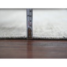 Load image into Gallery viewer, 8&#39;2&quot;x9&#39;7&quot; Khaki Brown, Peshawar With Turkish Kars Inspired Design, Geometric Pattern, High Mountain Wool, Hand Knotted, Oriental Rug FWR125082