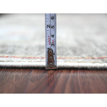 Load image into Gallery viewer, 5&#39;8&quot;x8&#39;10&quot; Nevada Gray, Moroccan Berber Influence With Geometric Pattern, High Mountain Wool, Denser Weave, Hand Knotted, Oriental Rug FWR125088