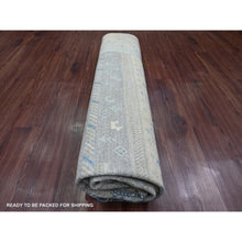 Load image into Gallery viewer, 8&#39;x8&#39; Spanish Gray, Hand Knotted, Fine Kashkuli Gabbeh with Small Animal Figurines, Soft Wool, Vegetable Dyes, Square, Oriental Rug FWR125490
