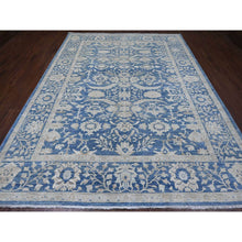 Load image into Gallery viewer, 8&#39;9&quot;x11&#39;7&quot; Bayern Blue, Peshawar With Heriz All Over Design, Densely Woven, Hand Knotted, High Mountain Wool, Natural Dyes, Oriental Rug FWR125502