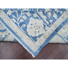 Load image into Gallery viewer, 8&#39;9&quot;x11&#39;7&quot; Bayern Blue, Peshawar with Heriz All Over Design, Densely Woven, Hand Knotted, High Mountain Wool, Natural Dyes, Oriental Rug FWR125502