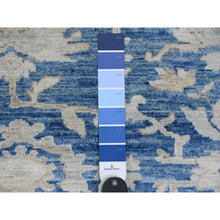 Load image into Gallery viewer, 8&#39;9&quot;x11&#39;7&quot; Bayern Blue, Peshawar with Heriz All Over Design, Densely Woven, Hand Knotted, High Mountain Wool, Natural Dyes, Oriental Rug FWR125502