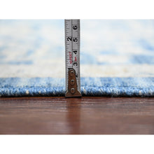 Load image into Gallery viewer, 8&#39;9&quot;x11&#39;7&quot; Bayern Blue, Peshawar with Heriz All Over Design, Densely Woven, Hand Knotted, High Mountain Wool, Natural Dyes, Oriental Rug FWR125502