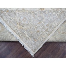 Load image into Gallery viewer, 9&#39;x11&#39; Pearl White, Peshawar With Heriz All Over Design, Hand Knotted, Densely Woven, Aryana Collection, High Mountain Wool, Vegetable Dyes, Oriental Rug FWR125508