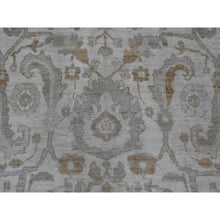 Load image into Gallery viewer, 9&#39;x11&#39; Pearl White, Peshawar With Heriz All Over Design, Hand Knotted, Densely Woven, Aryana Collection, High Mountain Wool, Vegetable Dyes, Oriental Rug FWR125508