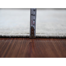 Load image into Gallery viewer, 2&#39;10&quot;x31&#39;9&quot; Medium Gray, Washed Out Peshawar with Heriz All Over Design, High Mountain Wool, Densely Woven, Hand Knotted, XL Runner, Oriental Rug FWR125514