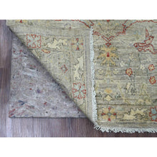 Load image into Gallery viewer, 3&#39;x5&#39;1&quot; Stone Gray, Peshawar With Bijar Garus Design, High Mountain Wool, Hand Knotted, Vegetable Dyes, Densely Woven, Oriental Rug FWR125538