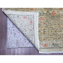 Load image into Gallery viewer, 9&#39;8&quot;x13&#39;9&quot; Medium Gray, 14th Century Mamluk Dynasty Pattern with Star Medallion Design, High Mountain Wool, Hand Knotted, Oriental Rug FWR125562