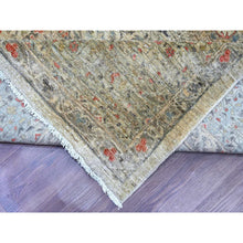 Load image into Gallery viewer, 9&#39;8&quot;x13&#39;9&quot; Medium Gray, 14th Century Mamluk Dynasty Pattern With Star Medallion Design, High Mountain Wool, Hand Knotted, Oriental Rug FWR125562