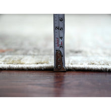 Load image into Gallery viewer, 9&#39;8&quot;x13&#39;9&quot; Medium Gray, 14th Century Mamluk Dynasty Pattern with Star Medallion Design, High Mountain Wool, Hand Knotted, Oriental Rug FWR125562