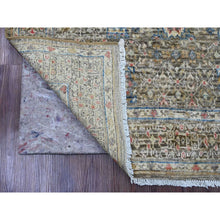 Load image into Gallery viewer, 3&#39;9&quot;x6&#39;7&quot; Cedar Brown, Hand Knotted, 14th Century Mamluk Dynasty Pattern With Star Medallion Design, High Mountain Wool, Veggie Dyes, Oriental Rug FWR125574