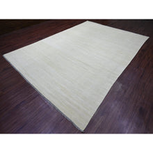 Load image into Gallery viewer, 8&#39;9&quot;x12&#39;4&quot; Beige, Flat Weave, Solid Design, Hand Woven, Afghan Kilim, Hand Spun Wool, Vegetable Dyes, Oriental Rug FWR125682