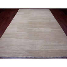Load image into Gallery viewer, 9&#39;x12&#39;1&quot; Beaver Brown, Solid Design, Mixed Wool, Vegetable Dyes, Hand Woven, Kilim, Flat Weave, Oriental Rug FWR125688