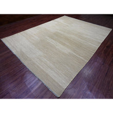 Load image into Gallery viewer, 9&#39;x12&#39;1&quot; Beaver Brown, Solid Design, Mixed Wool, Vegetable Dyes, Hand Woven, Kilim, Flat Weave, Oriental Rug FWR125688