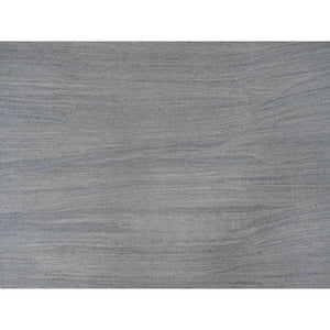 9'1"x12' Beau Blue, Flat Weave, Solid Design, Hand Woven, Afghan Kilim, Hand Spun Wool, Vegetable Dyes, Oriental Rug FWR125706