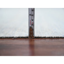 Load image into Gallery viewer, 9&#39;1&quot;x12&#39; Beau Blue, Flat Weave, Solid Design, Hand Woven, Afghan Kilim, Hand Spun Wool, Vegetable Dyes, Oriental Rug FWR125706