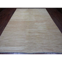 Load image into Gallery viewer, 9&#39;1&quot;x12&#39;2&quot; Tumbleweed Brown, Flat Weave, Solid Design, Hand Woven, Afghan Kilim, Hand Spun Wool, Vegetable Dyes, Oriental Rug FWR125712