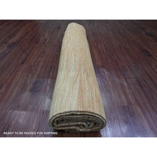 Load image into Gallery viewer, 9&#39;1&quot;x12&#39;2&quot; Tumbleweed Brown, Flat Weave, Solid Design, Hand Woven, Afghan Kilim, Hand Spun Wool, Vegetable Dyes, Oriental Rug FWR125712