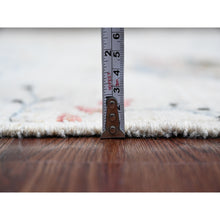 Load image into Gallery viewer, 4&#39;x6&#39; Chiffon White, Sparrows On The Tree, Peshawar, 100% Soft Wool, Lush And Plush, Hand Knotted, Oriental Rug FWR125730