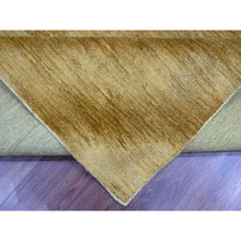 Load image into Gallery viewer, 8&#39;x9&#39;9&quot; Honey Brown, Plain Solid Pattern, Hand Knotted, Hand Spun Ghazni Wool, Lush And Plush, Oriental Rug FWR125736