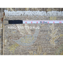 Load image into Gallery viewer, 2&#39;x3&#39;3&quot; Cedar Brown, Afghan Peshawar With Birds Of Paradise Design, Hand Knotted, Soft Wool, Vegetable Dyes, Mat, Sample, Oriental Rug FWR125748