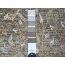 Load image into Gallery viewer, 2&#39;x3&#39;3&quot; Cedar Brown, Hand Knotted, Afghan Peshawar With Birds Of Paradise Design, Soft Wool, Vegetable Dyes, Mat, Sample, Oriental Rug FWR125772