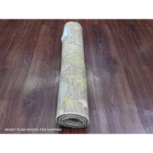 Load image into Gallery viewer, 2&#39;x3&#39;3&quot; Cedar Brown, Hand Knotted, Afghan Peshawar With Birds Of Paradise Design, Soft Wool, Vegetable Dyes, Mat, Sample, Oriental Rug FWR125772