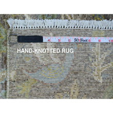 Load image into Gallery viewer, 2&#39;x3&#39;3&quot; Cedar Brown, Hand Knotted, Afghan Peshawar With Birds Of Paradise Design, Soft Wool, Vegetable Dyes, Mat, Sample, Oriental Rug FWR125772