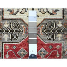 Load image into Gallery viewer, 2&#39;7&quot;x11&#39;6&quot; Spanish Gray, Aryana Grade, Afghan Peshawar With Caucasian Akstafa Design, Hand Knotted, High Mountain Wool, Runner, Oriental Rug FWR125802