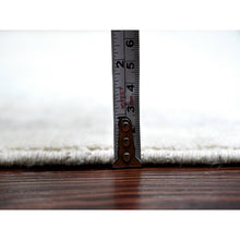 Load image into Gallery viewer, 9&#39;8&quot;x13&#39;8&quot; Whisper White, Washed Out Peshawar With All Over Leaf Design, Hand Knotted, Vegetable Dyes, 100% Wool, Oriental Rug FWR125868