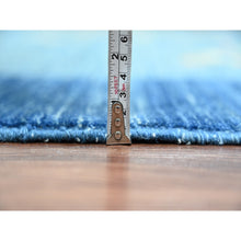 Load image into Gallery viewer, 8&#39;x10&#39; Imperial Blue, Chinese Art Deco Inspired Peshawar, Vegetable Dyes, Hand Knotted, Soft and Vibrant Wool, Oriental Rug FWR125874