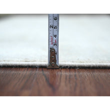 Load image into Gallery viewer, 4&#39;x11&#39;10&quot; Medium Gray, Washed Out Peshawar With Heriz All Over Design, High Mountain Wool, Hand Knotted, Densely Woven, Wide Runner, Oriental Rug FWR125916