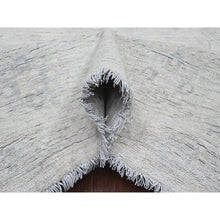 Load image into Gallery viewer, 9&#39;8&quot;x13&#39;5&quot; Vista White, Washed Out Peshawar with All Over Pattern, Vegetable Dyes, 100% Wool, Hand Knotted, Oriental Rug FWR125934