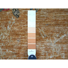 Load image into Gallery viewer, 8&#39;2&quot;x9&#39;9&quot; Copper Brown, Sparrows on the Tree, Peshawar, Hand Knotted, High Mountain Wool, Soft to the Touch, Oriental Rug FWR126000