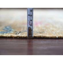 Load image into Gallery viewer, 8&#39;2&quot;x9&#39;9&quot; Copper Brown, Sparrows on the Tree, Peshawar, Hand Knotted, High Mountain Wool, Soft to the Touch, Oriental Rug FWR126000