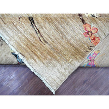 Load image into Gallery viewer, 8&#39;2&quot;x9&#39;9&quot; Beaver Brown, Hand Knotted, Sparrows on the Tree, Peshawar, 100% Wool, Soft Pile, Densely Woven, Oriental Rug FWR126006