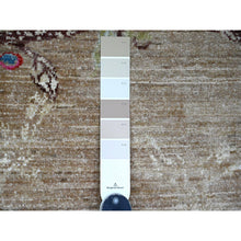 Load image into Gallery viewer, 8&#39;2&quot;x9&#39;9&quot; Beaver Brown, Hand Knotted, Sparrows on the Tree, Peshawar, 100% Wool, Soft Pile, Densely Woven, Oriental Rug FWR126006