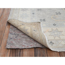 Load image into Gallery viewer, 8&#39;10&quot;x11&#39;8&quot; Cloud Gray, Hand Knotted, Turkish Knot, Sheared Low, Zero Pile, Anatolian Village Design, 100% Wool, Oriental Rug FWR12618