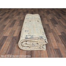 Load image into Gallery viewer, 8&#39;10&quot;x11&#39;8&quot; Cloud Gray, Hand Knotted, Turkish Knot, Sheared Low, Zero Pile, Anatolian Village Design, 100% Wool, Oriental Rug FWR12618