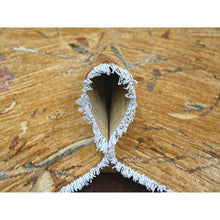 Load image into Gallery viewer, 9&#39;4&quot;x11&#39;8&quot; Copper Brown, Soft To The Touch, Hand Knotted, Sparrows On The Tree, Peshawar, Densely Woven, High Mountain Wool, Oriental Rug FWR126246