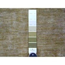 Load image into Gallery viewer, 9'x11'10" Laurel Green, Hand Knotted, Sparrows On The Tree, Peshawar, Densely Woven, High Mountain Wool, Soft To The Touch, Oriental Rug FWR126252