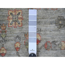 Load image into Gallery viewer, 9&#39;10&quot;x13&#39;9&quot; Misty Gray, Peshawar With Khotan Design, Hand Knotted, Natural Dyes, Pure Wool, Oriental Rug FWR126258