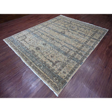 Load image into Gallery viewer, 8&#39;2&quot;x10&#39;1&quot; Light Brown, Bijar Garus Design With Distinct Abrash, Peshawar, Hand Knotted, 100% Wool, Vegetable Dyes, Oriental Rug FWR126270