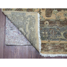 Load image into Gallery viewer, 8&#39;2&quot;x10&#39;1&quot; Light Brown, Bijar Garus Design With Distinct Abrash, Peshawar, Hand Knotted, 100% Wool, Vegetable Dyes, Oriental Rug FWR126270